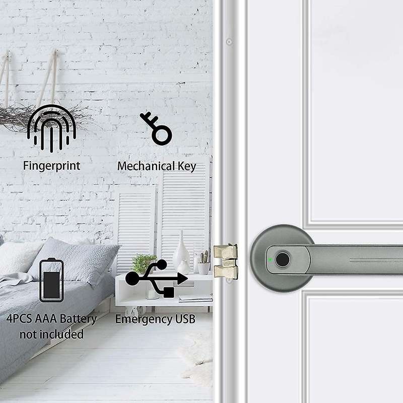 Fingerprint Door Lock Keyless Entry Door Lock,30 Fingerprint