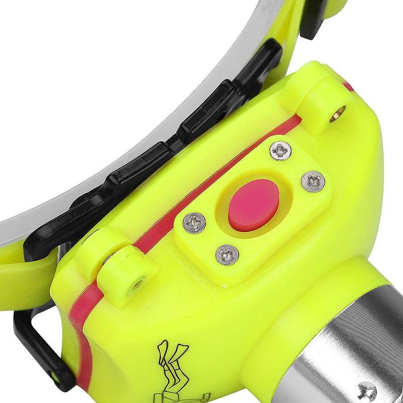 Diving Head Light Lamp Waterproof 4 Mode Swimming Led Flashlight