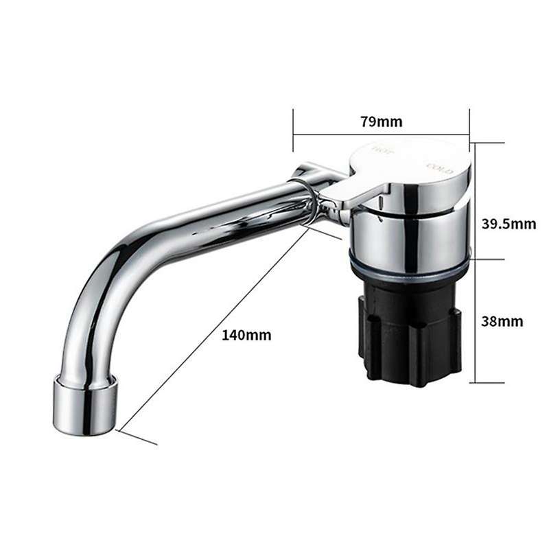 Rv Accessories Hot/cold/rotating Faucet for Kitchen Bathroom Camper