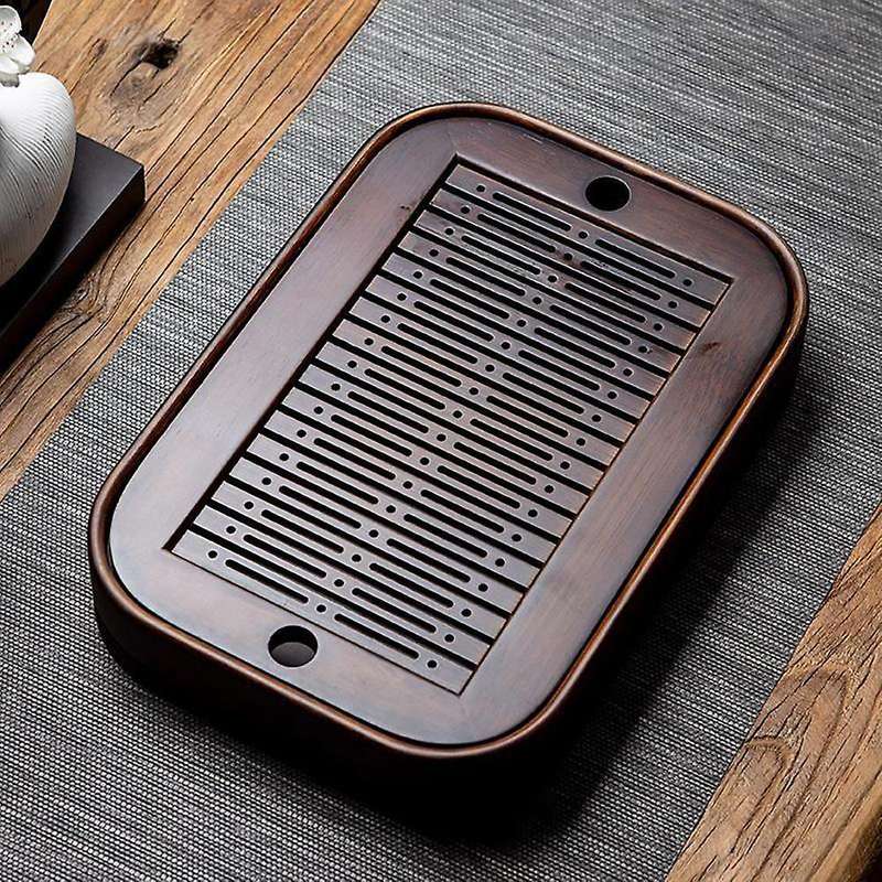 Natural Bamboo Tea Tray Drainage Kung Fu Tea Set Chinese Tea Board B