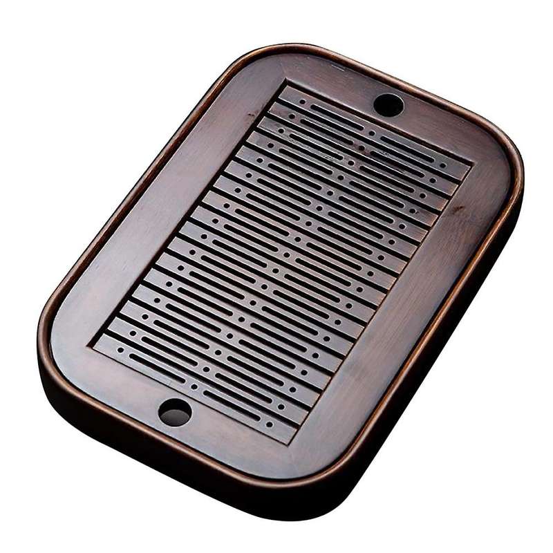 Natural Bamboo Tea Tray Drainage Kung Fu Tea Set Chinese Tea Board B