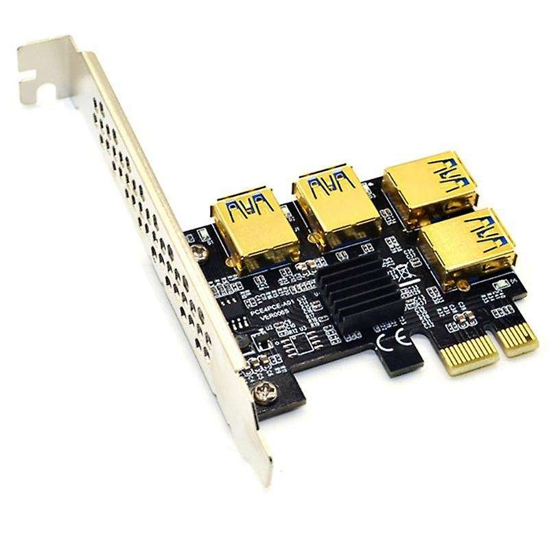 Pcie 1x to 4 Pci-express Adapter+ver009s Riser Card
