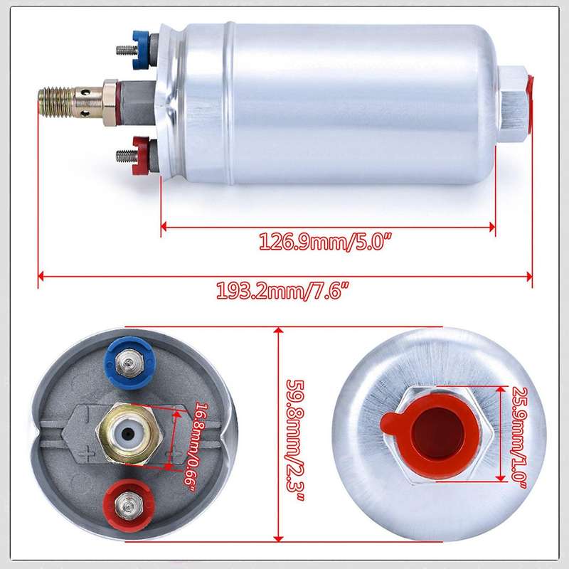 External Fuel Pump 400lph for Honda Toyota Nissan with Pqy Pack