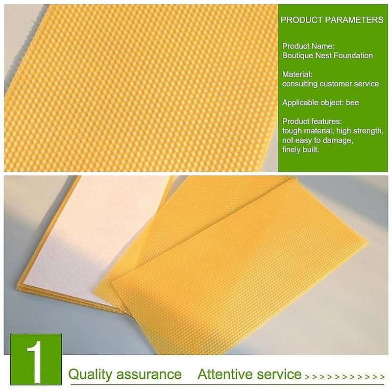 30pcs Honeycomb Beeswax Foundation Beekeeping Tool 14x 10 X 0.3cm