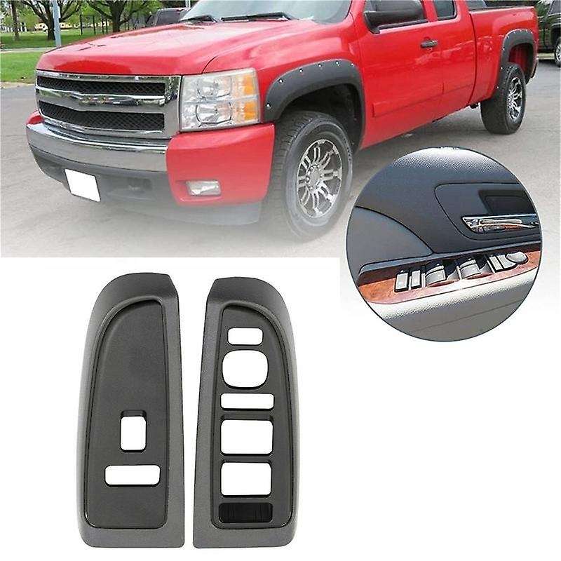 New Front Left and Right Side Power Window Switch Bezel for Chevy