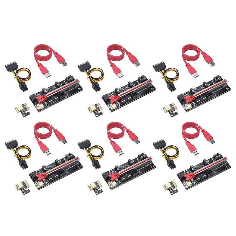 Ver009s Pci-e Riser Card Graphics Card Extension Cable Usb3.0 1x