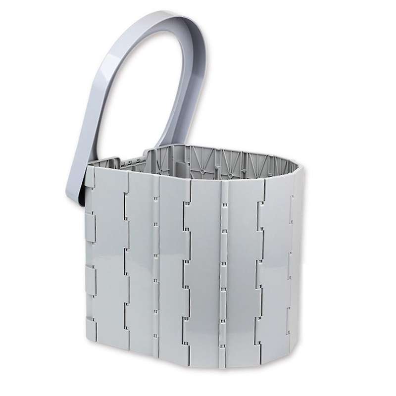 Portable Toilet Folding Commode Porta Potty Car Toilet Gray