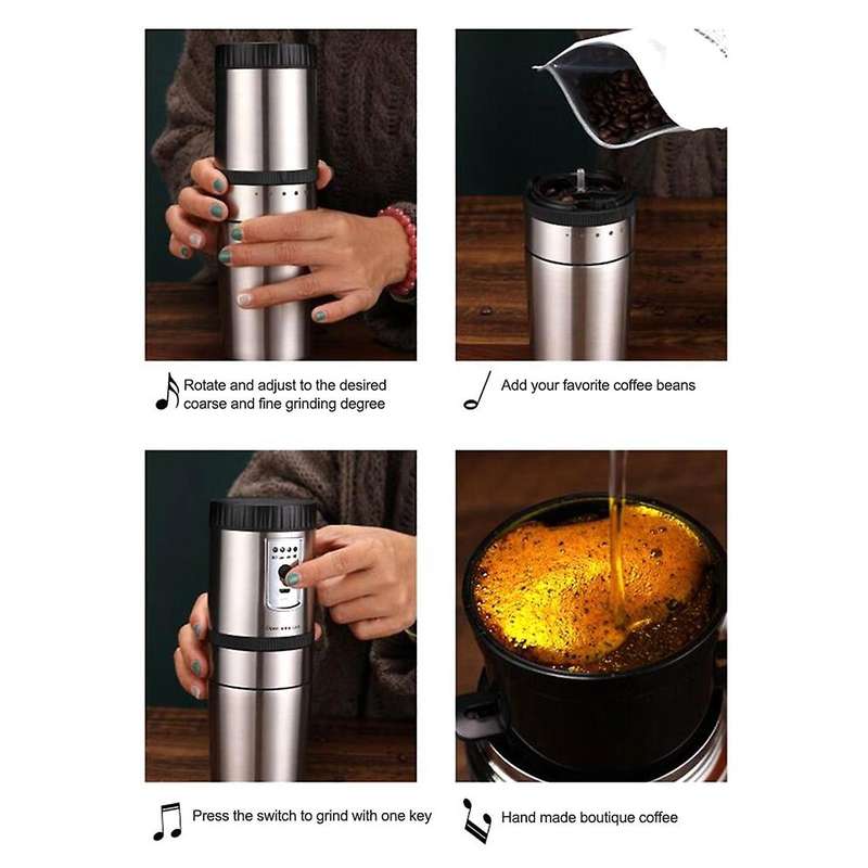 Portable Coffee Maker,electric Coffee Grinder,adjustable Coffee Maker