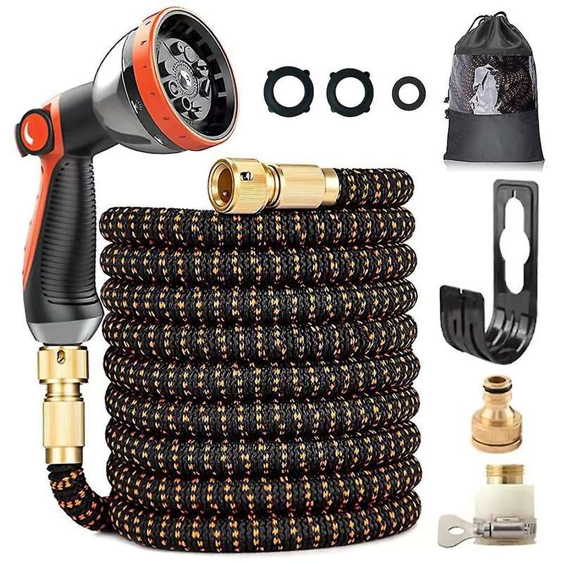 Garden Hose, 3-layer Latex Hose Pipe, Solid Brass Connectors