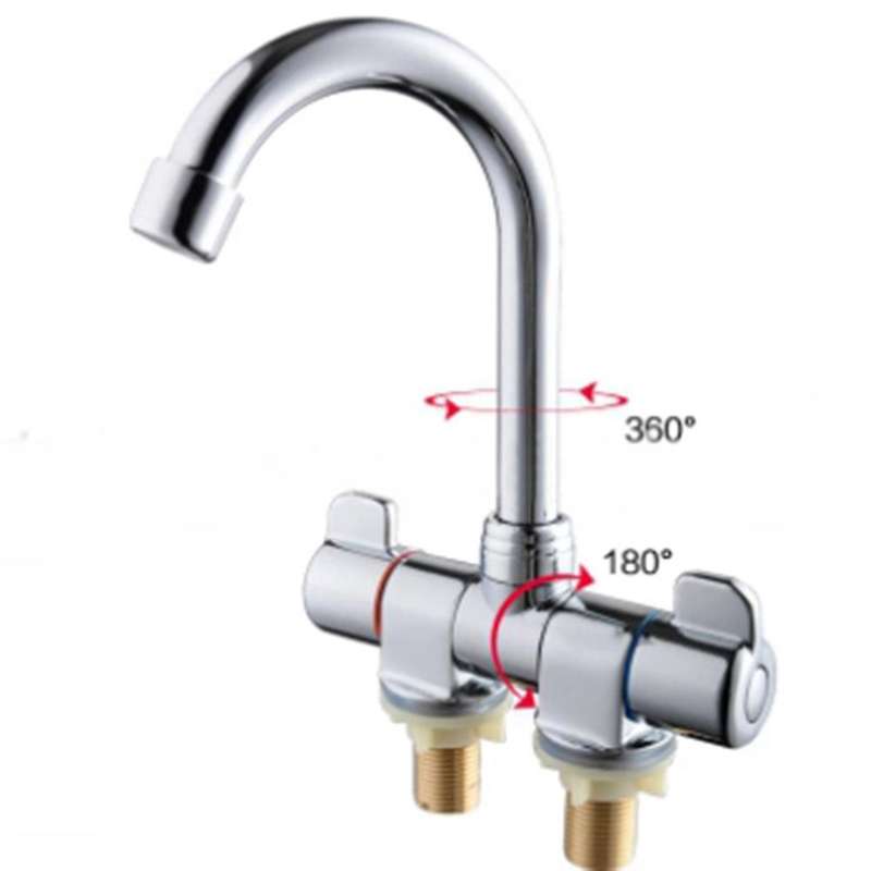 Rv Folding 360 Rotation Faucet for Bathroom Boat Mounted Waterway