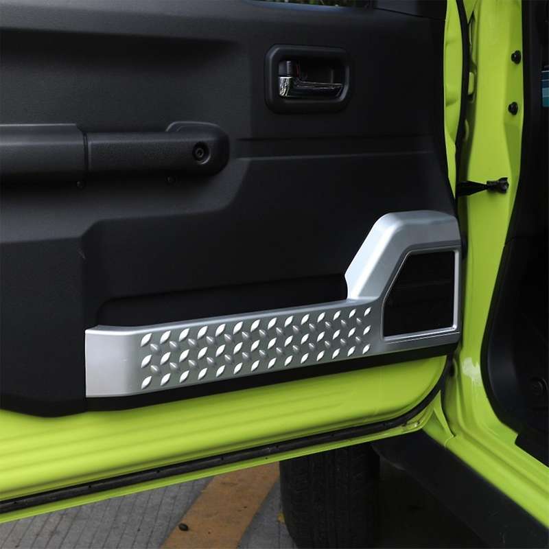 Car Inner Door Cover for Suzuki Jimny 2019-2022,abs Silver