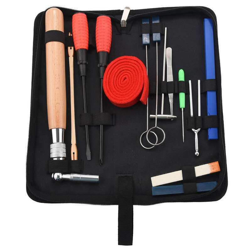 Professional Piano Tuning Kit Tools Set Piano Tuning Wrench with Bag