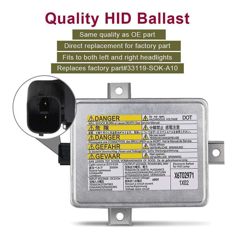 3119-s0k-a10 Xenon Hid Headlight Ballast for Honda S2000 Accord Mazda