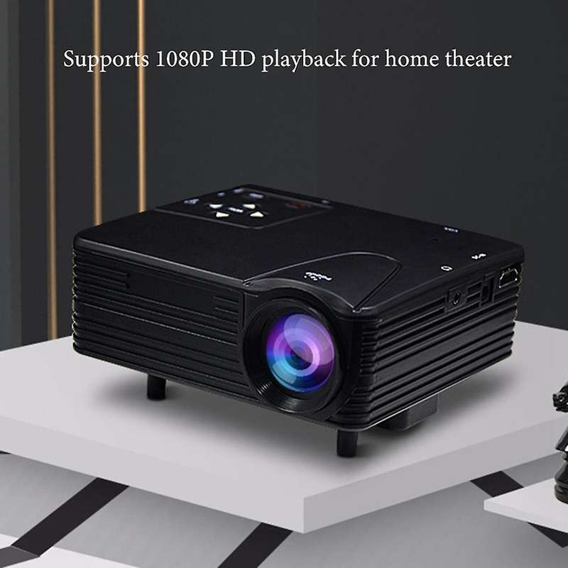 Wireless & Convenient Large-screen Home , Full Hd Projector-eu Plug