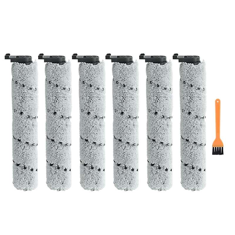 7pcs Main Roller Brush for Deerma Vx100 Cordless Scrubber Sweeping