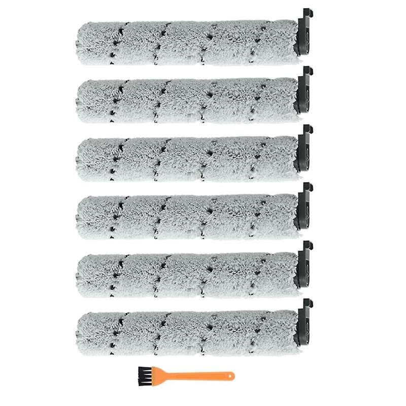 7pcs Main Roller Brush for Deerma Vx100 Cordless Scrubber Sweeping