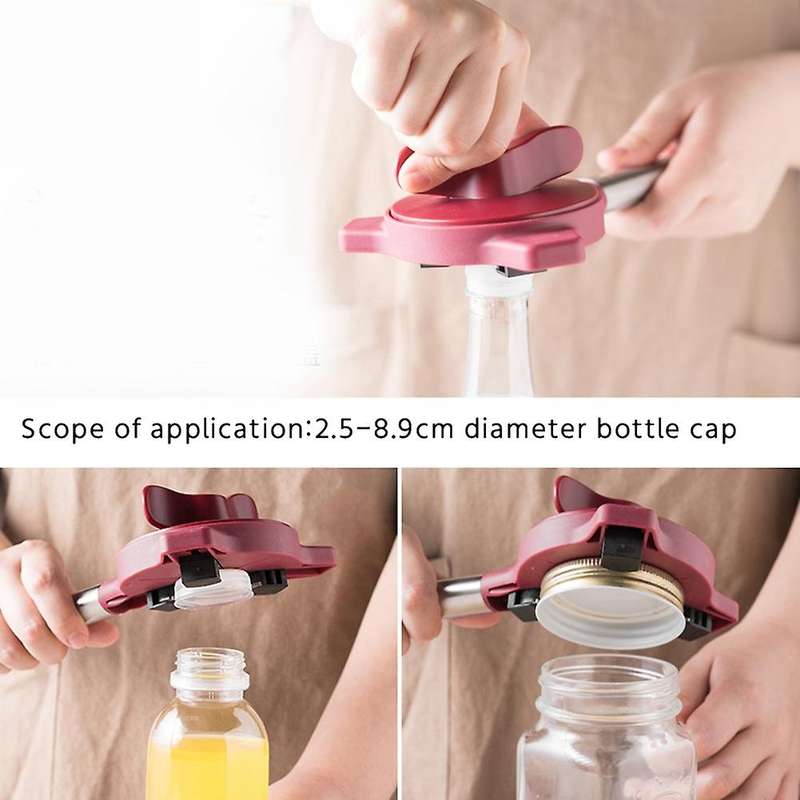 Manual Non-slip Screw Cap Opener Kitchen Bottle Opener