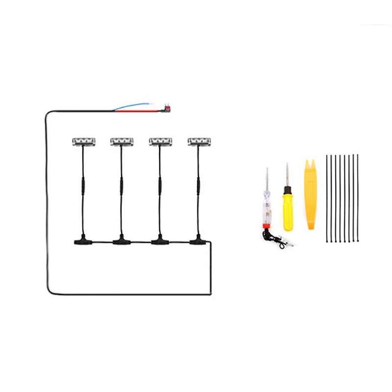 White Led Front Grille Lights for Suzuki Jimny Jb64 Jb74 2019-2021