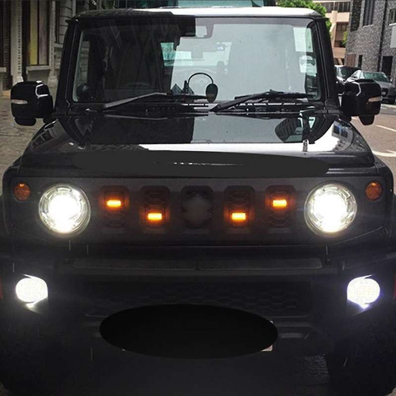 White Led Front Grille Lights for Suzuki Jimny Jb64 Jb74 2019-2021