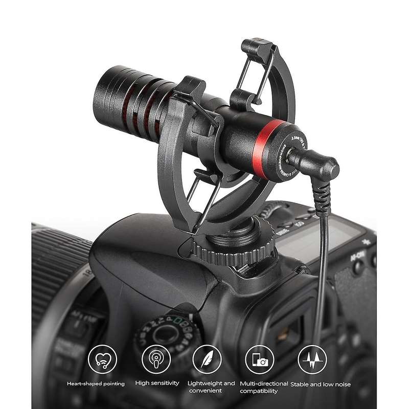 Video Microphone for Iphone/andoid Smartphones Digital Slr Cameras