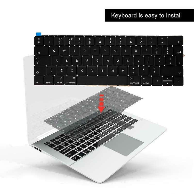 A1707 Laptop Keyboard for Macbook Pro 15-inch A1707 Laptop(uk Layout)