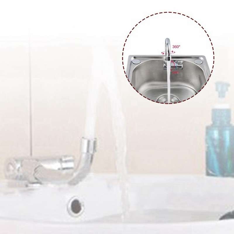 Rv Folding Cold & Hot Water Tap for Bathroom Deck Caravan Rv Mounted
