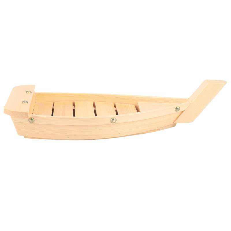2x 42x17x7.5cm Japanese Cuisine Sushi Boats Sushi Tools Wood