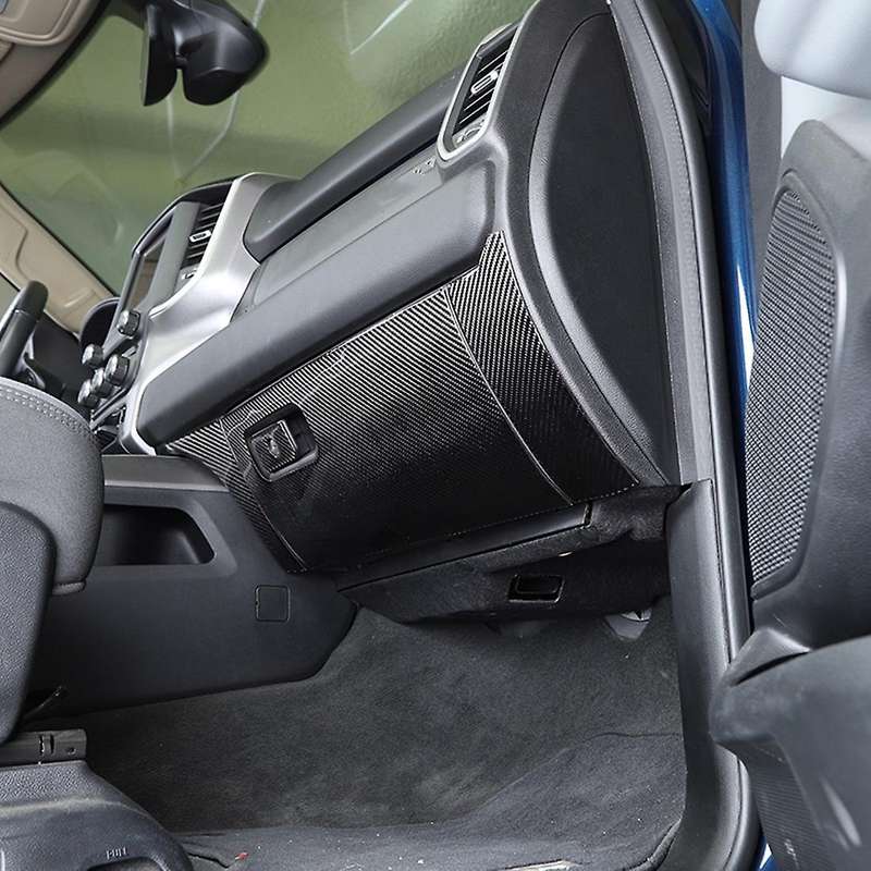 Car Co-pilot Storage Box Panel for Ram 1500 2018-2022 Carbon Fiber