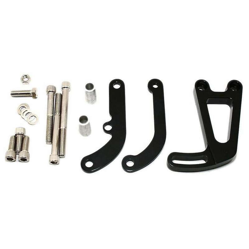 Long Water Pump Aluminum Power Steering Bracket for Chevy Sbc 262-400