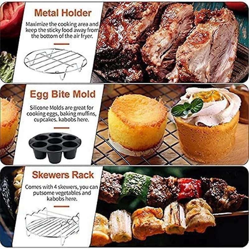 Air Fryer Accessories for Cosori Ninja Xl Air Fryer,fit 3.6-4.2-6.8qt