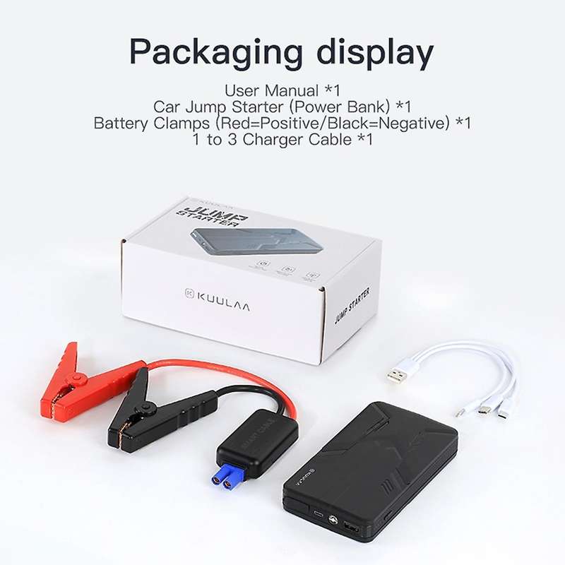 Kuulaa Car Jump Starter Power Bank 12v 600a Car Starter Charger