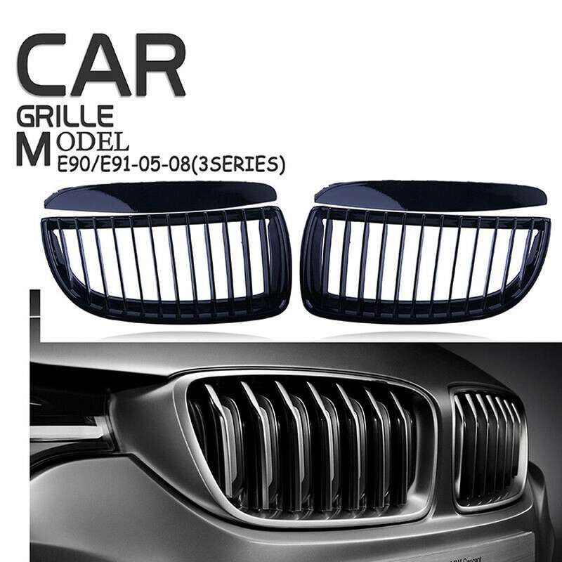 Car Gloss Black Front Bumper Radiator Grilles Grill For-bmw 3 Series