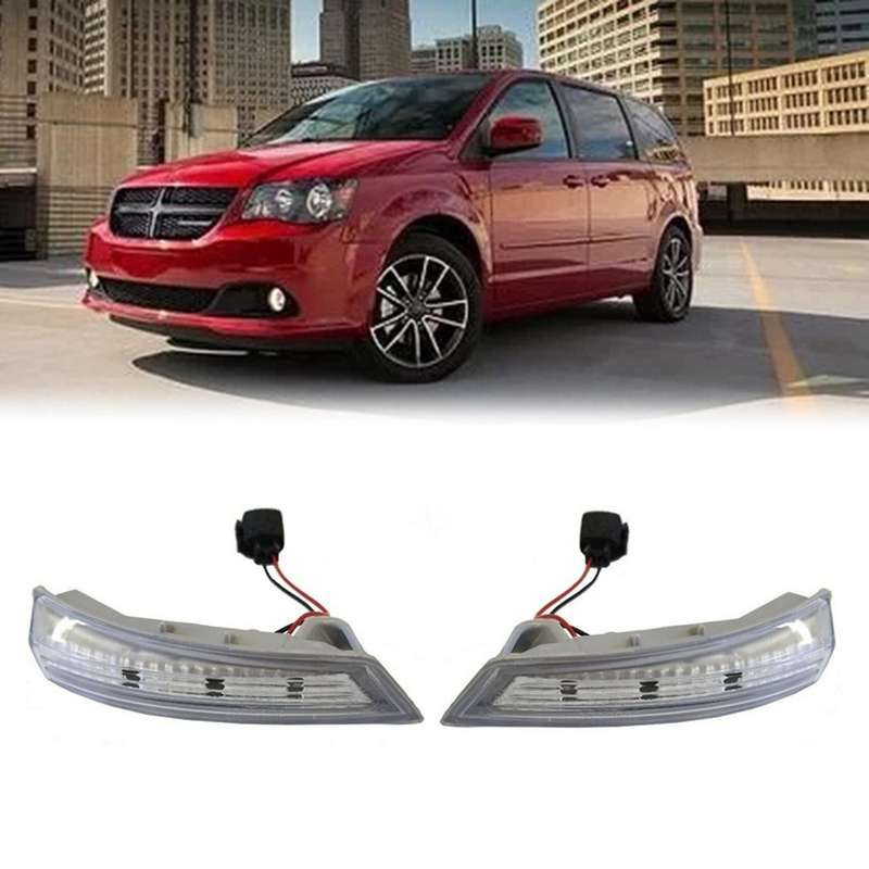 2x Car Mirror Turn Signal Light for Dodge Caravan Chrysler Town 10-16