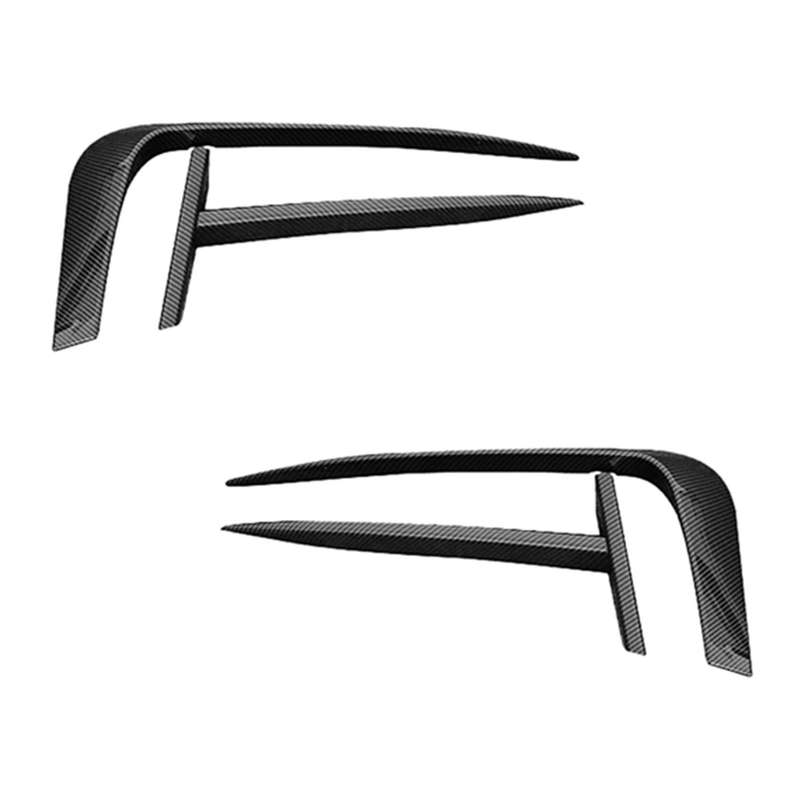 Carbon Fiber Fog Light Eyebrow Eyelid Cover for Jetta Mk7 2019-2021