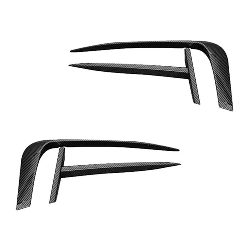 Carbon Fiber Fog Light Eyebrow Eyelid Cover for Jetta Mk7 2019-2021