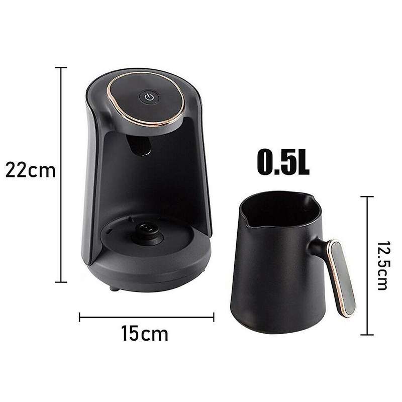 Coffee Maker 500ml Tea Coffee Boiler Coffee Boiling Pot Eu Plug B