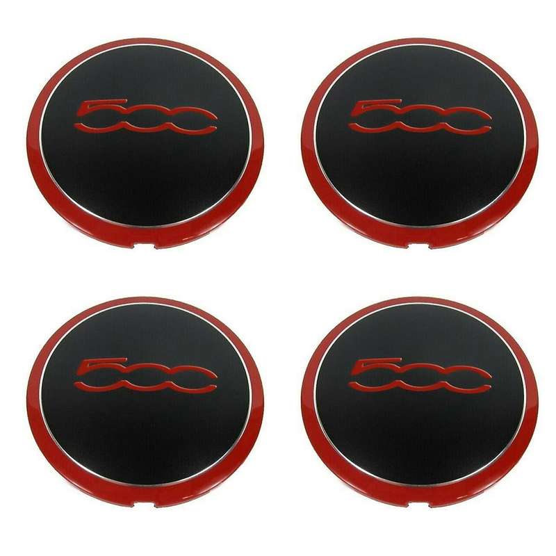 4pcs 133mm Hubcap for Fiat 500 500c 500l Wheel Centre Hub Caps