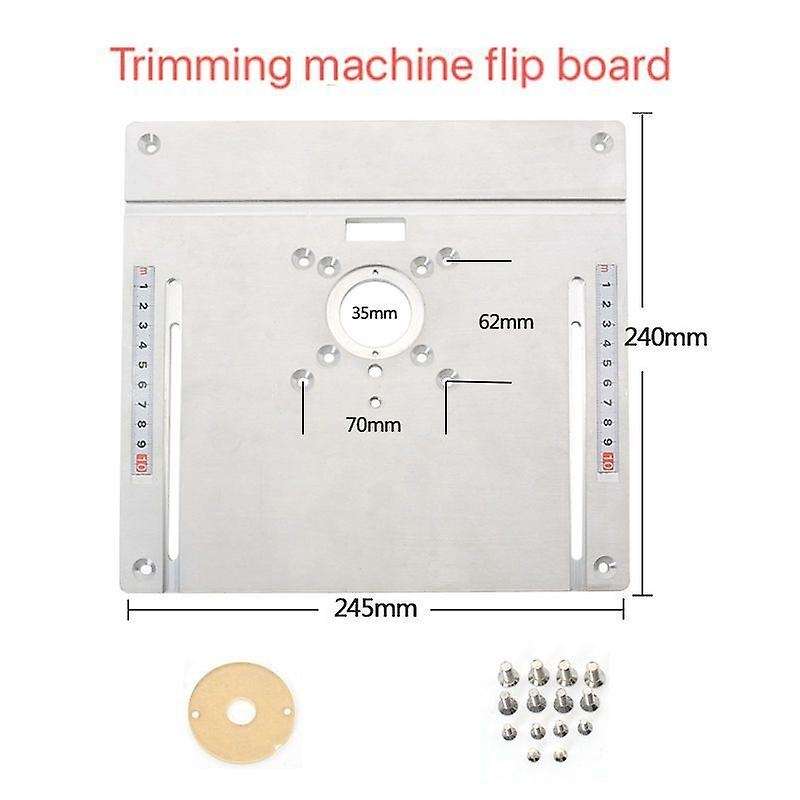 Table Insert Plate Wood Milling Flip Board Woodworking Workbench,a