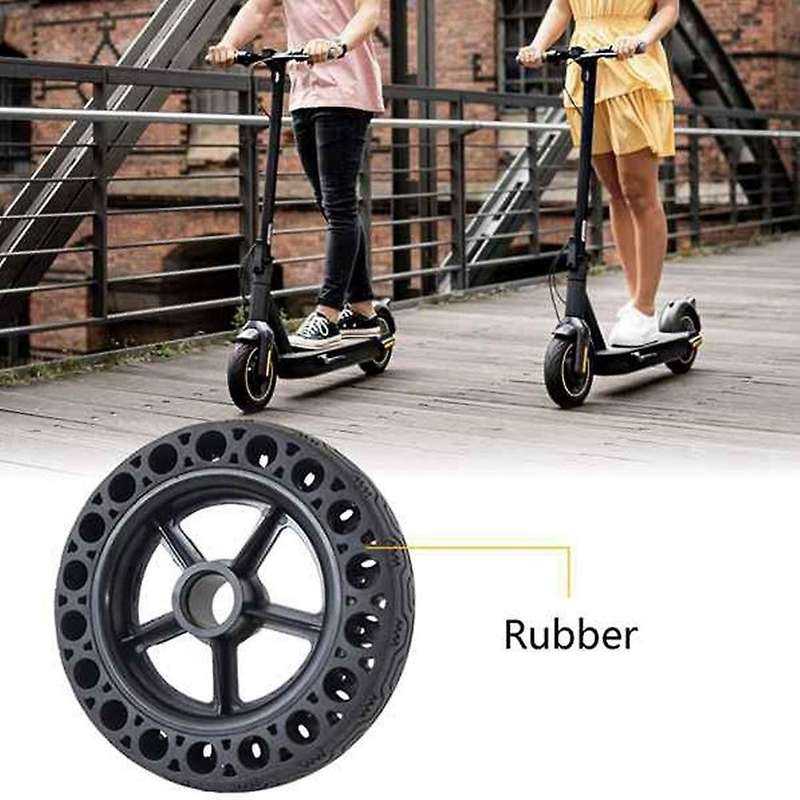 2pcs 10 Inch Rubber Solid Tires for Ninebot Max G30