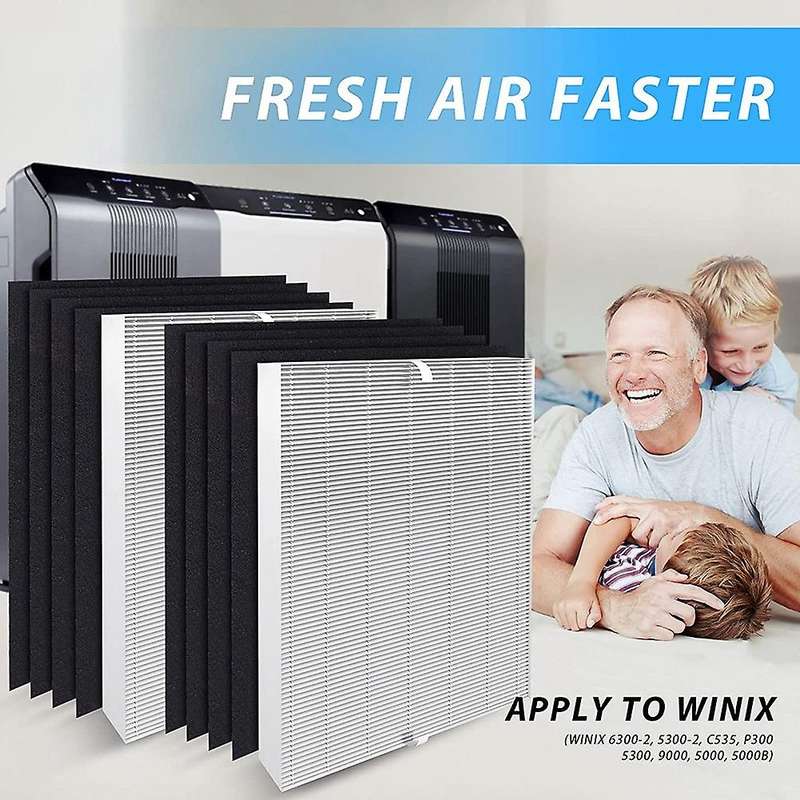 True 115115 Hepa Replacement Filter Compatible for Winix C535, 5300
