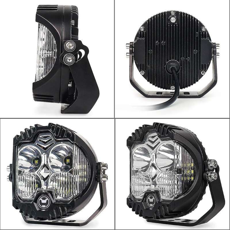 5 Inch Led Headlights 40w 5000lm 4leds for Motorcycle 12v 24v