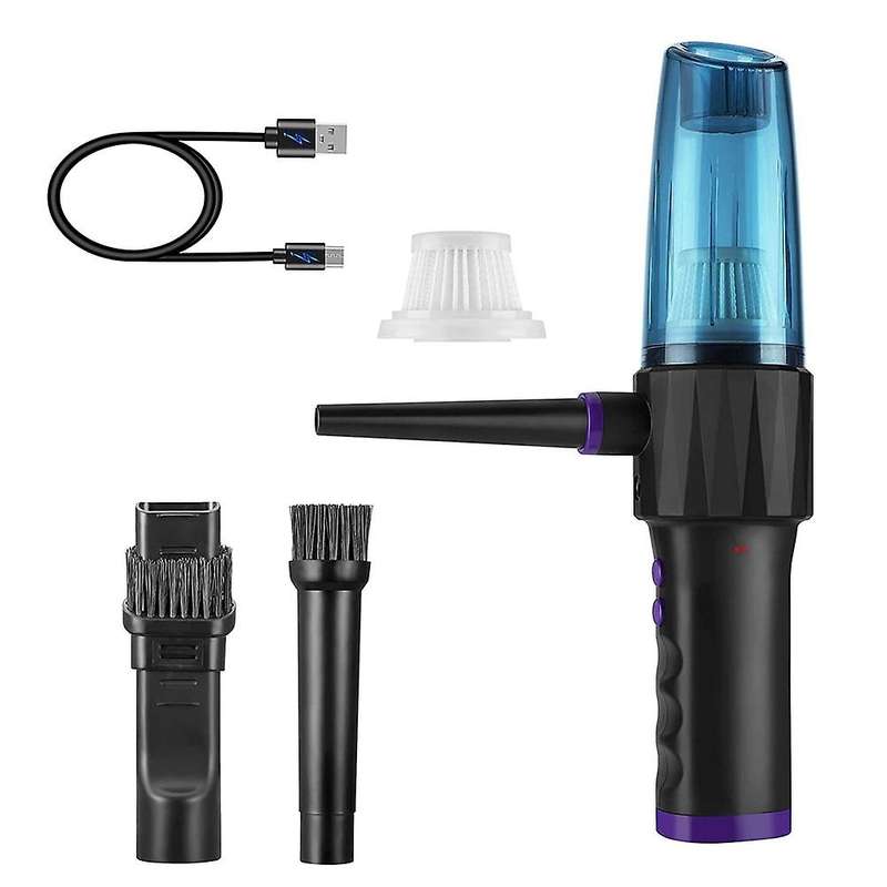 Compressed Air Duster 2-in-1 Vacuum,10000mah Rechargeable, 60000rpm