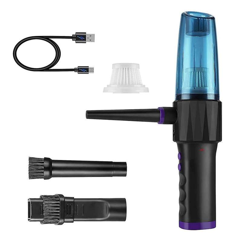 Compressed Air Duster 2-in-1 Vacuum,10000mah Rechargeable, 60000rpm