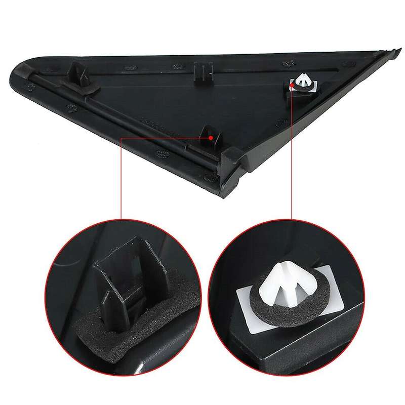 2pcs for 08-17 Grand Caravan/town&country View Mirror Flag Applique