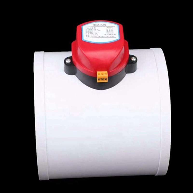 160mm Air Damper Valve Electric Motorized Check Valve for 6 Inch