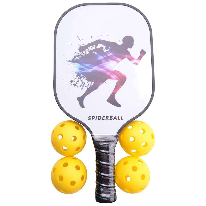 Spiderball 6pcs Pickleball Paddle 2 Premium Graphite Craft