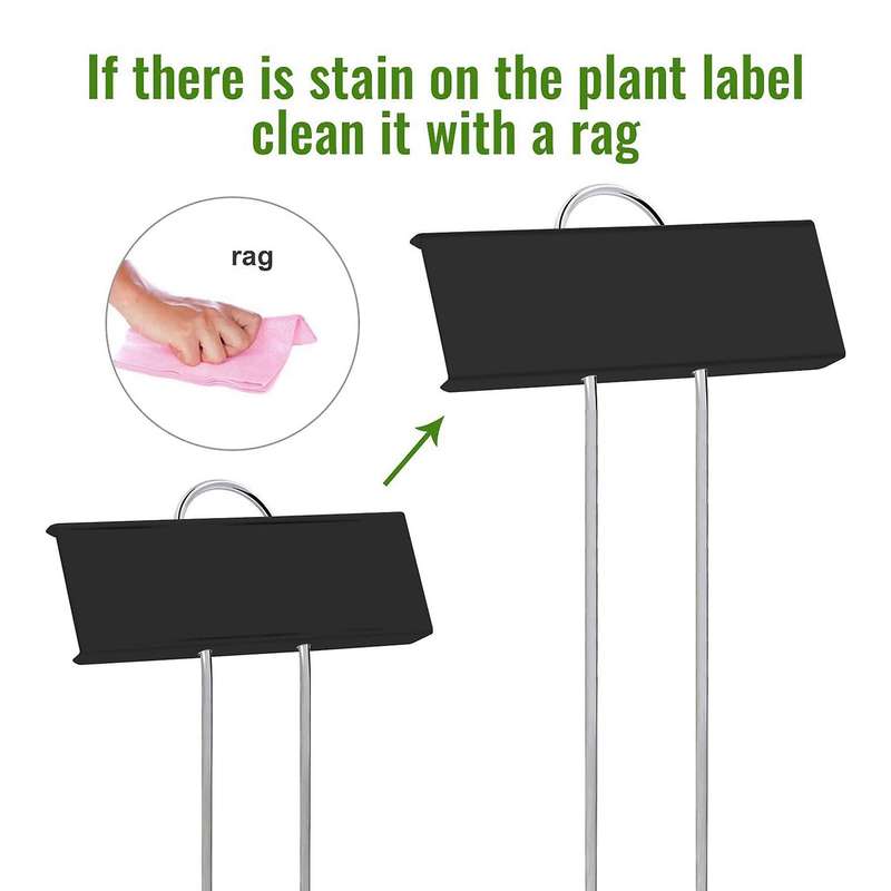 60 Pcs Plant Labels Weatherproof Garden Markers Reusable Nursery Tags