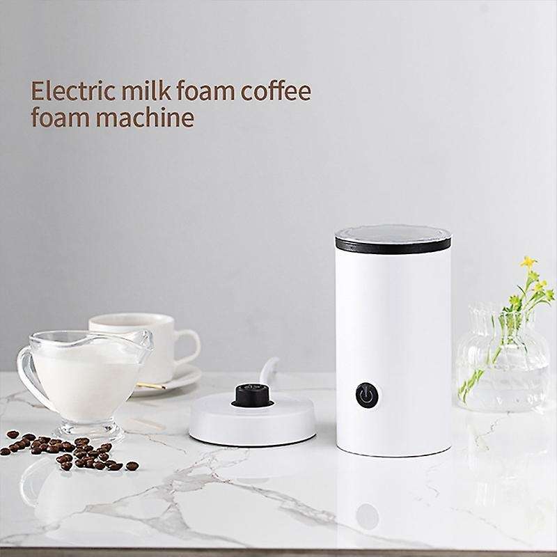 Automatic Milk Frother, with Hot Or Cold Functionality Uk Plug White