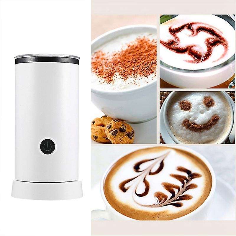 Automatic Milk Frother, with Hot Or Cold Functionality Uk Plug White