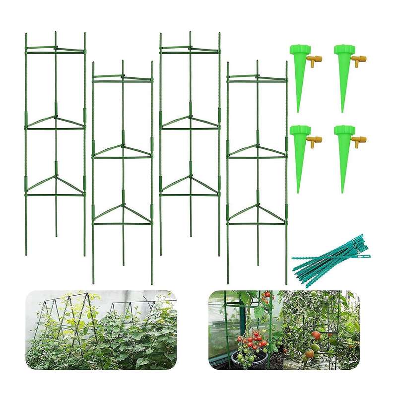 4pack Tomato Cages Garden Plant Support,for Climbing Plants Trellis